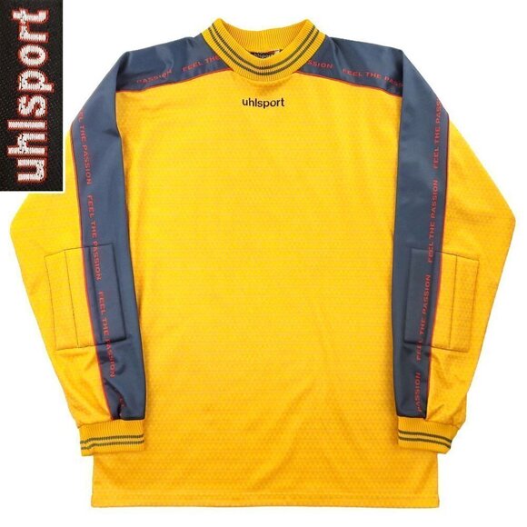 Uhlsport Soccer Goalie Jersey Goalkeeper Shirt Padded Feel Passion Men's Large - Picture 1 of 10